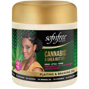 Gels: Sofn'Free Cannabis & Shea Butter Plaiting & Braiding Gel 500ml (16.91oz)