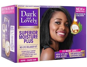 Dark and Lovely Superior Moisture Plus Relaxer Kit