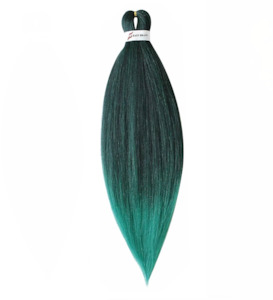 Braiding hair extensions - Best Hair #1B/Green - Ombre: Black / Green