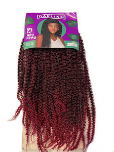 Darling: Afro Kinky Crochet Braids - Darling #1/900 - Burgundy