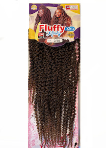 Fluffy Xtra Kinky Crochet Braids - Angels #2/30 - Brown