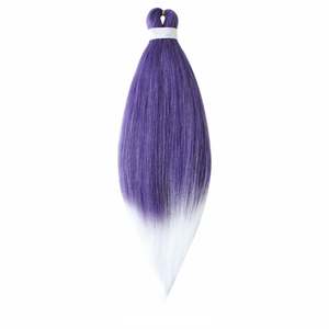 Braiding hair extensions - Best Hair #PURPLE/60 - Ombre: Purple / White