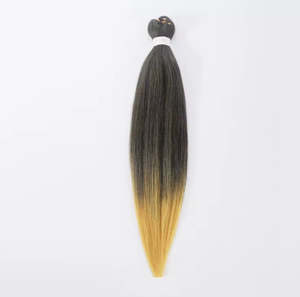 Braiding hair extensions - Best Hair #1B/144 - Ombre: Black / Dark Orange