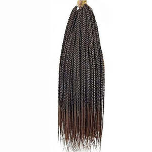 Crochet Box Braids #1B/30 - Ombre: Black / Brown