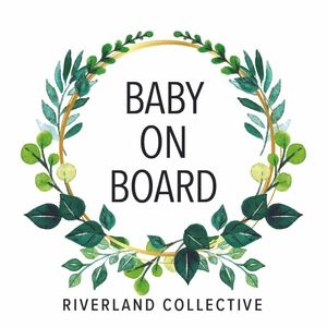 Baby On Board Sticker Forest Foliage Dream Designs