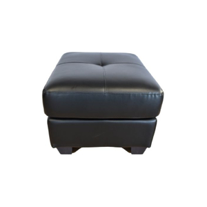 Horizon Bonded Leather Ottoman - Dream Furniture