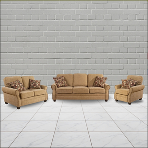 Amster Fabric Lounge Suite (3S+2S+1S) - Dream Furniture