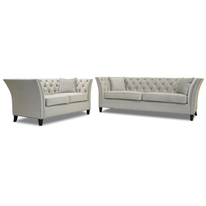 Vinnie Fabric Lounge Suite (3S+2S) - Dream Furniture