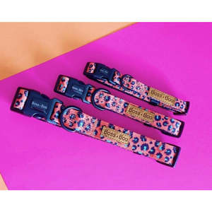 Collars 1: Boss + Boo - Spotted Cheetah Collar