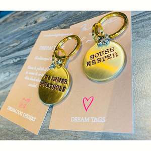 Dream Key Ring - Bespoke Handcrafted Stamped