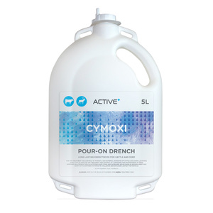 4 Drench New Zealand Cymoxi Pour-on for Deer - Moxidectin 5L