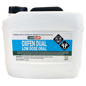 4 Drench New Zealand Oxfen Dual Low Dose Oral Cattle Drench 10L