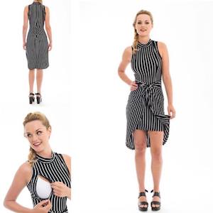 Products: Vertical Stripes Nursing Dress