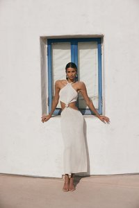 Cult Gaia Cameron Knit Dress - Off White