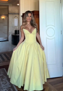 Races Ready: House of CB Lady Sunshine Strapless Tulle Midi