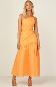 Midi Dresses: Maverick Skies Matthew Maxi - Citrus