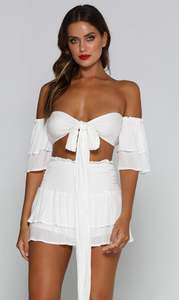 Two Piece Sets: Etta Set - White
