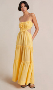 Bec & Bridge Alexandra Tie Maxi - Yellow