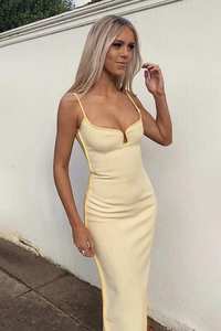 Paris Georgia Marlo Dress - Daffy Yellow