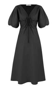 Ruby Donovan Tie Dress - Black
