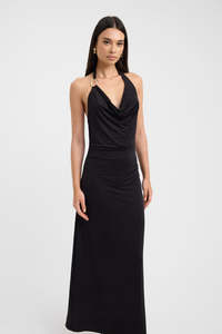 Races Ready: Kookai Black Char Cowl Maxi Dress
