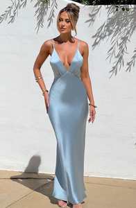 Blue: Babyboo Anja Maxi Dress