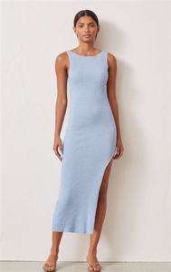 Races Ready: Bec + Bridge Riviera Knit Midi in Powder Blue