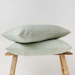 The Look October Edit: Sage Linen Pillowcases