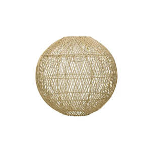 The Look October Edit: Round Palm Leaf Lightshade - Natural