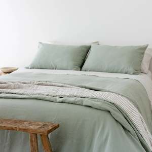 Sage Linen Duvet