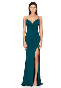 Balldress: Nookie Venus Gown Teal Sz 14
