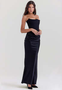 Black Dresses: House of CB Persephone Dress Sz M Plus Cup Black