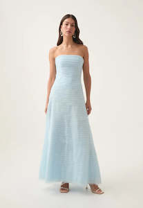 Size 6: Aje Soundscape Dress Sea Breeze Blue Sz 6