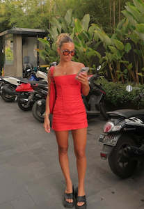 Size 6: HNTR The Label Cherry Set Sz XS