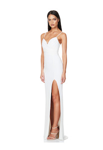 Size 8: Nookie Venus Gown White Sz 8