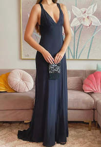 Size 8: Vintage J Crew Silk Maxi Sz S