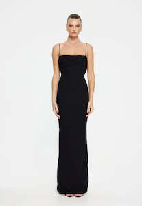 Size 8: Effie Kats Havilland Gown Black Dress Sz 8