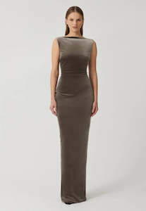 Size 10: Effie Kats Verona Gown Mink Sz M