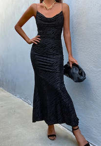 Runaway Lionella Dress Black zebra Sz 6/8