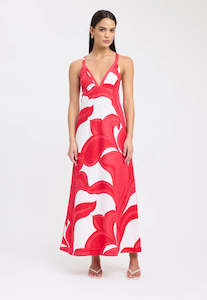 Kookai Zani Tie Back Dress Sz 8