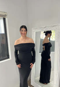 Size 14: Effie Kats Gwen Gown Black Sz XL