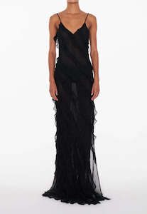 Rat and Boa Selena Dress Black Sz 8