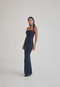 Sheike Carrie Dress Ink Blue Sz 18