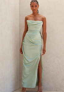 House of CB Adrienne Dress Sage Sz 6