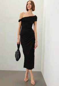 Paris Georgia Ida Dress Black Sz S/M