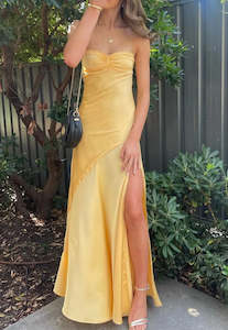 Orange Yellow Dresses: HNTR the label Gaia Gown Golden Sun Sz S