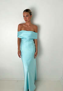 Balldress: HNTR The Label Kayla Gown Aqua Sz S