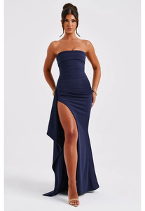 Babyboo Zafira Dress Navy Sz M