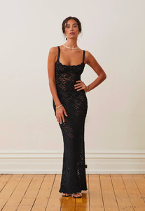 Arcina Ori Margot Dress Sz 8 Black