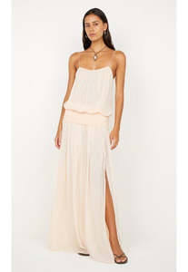 Bec and Bridge Camille Blouson Dress Peach Sz 12